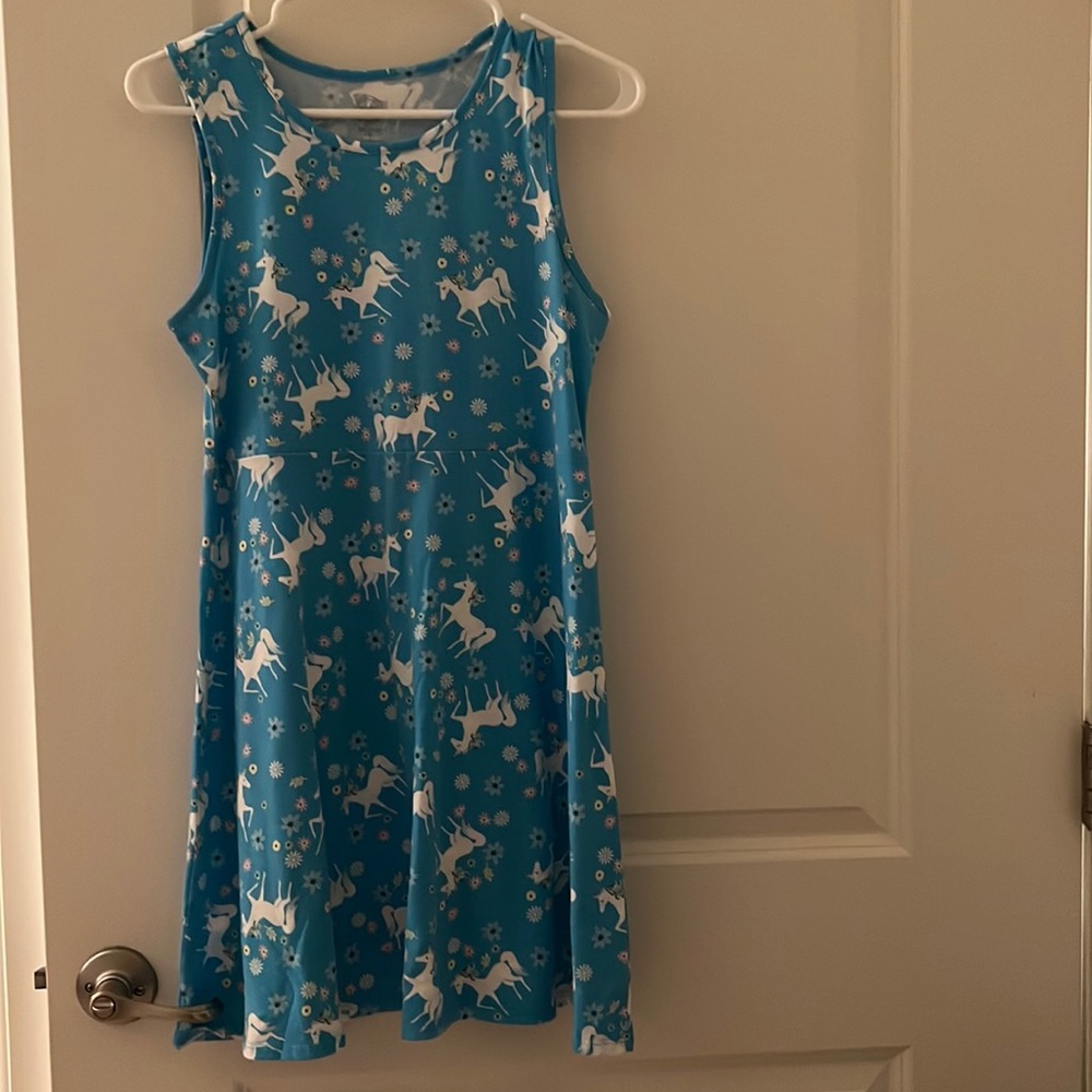 Blue kids dress size XXL (fits like XL)